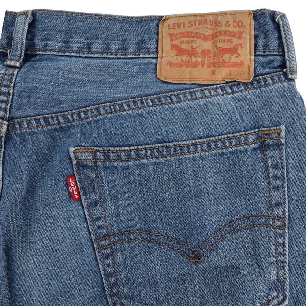 Levi's 559 Relaxed Straight Jeans Blue Mens 36x30